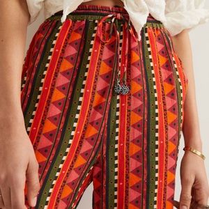 FARM Rio Anthropologie Straight cropped pants  XS